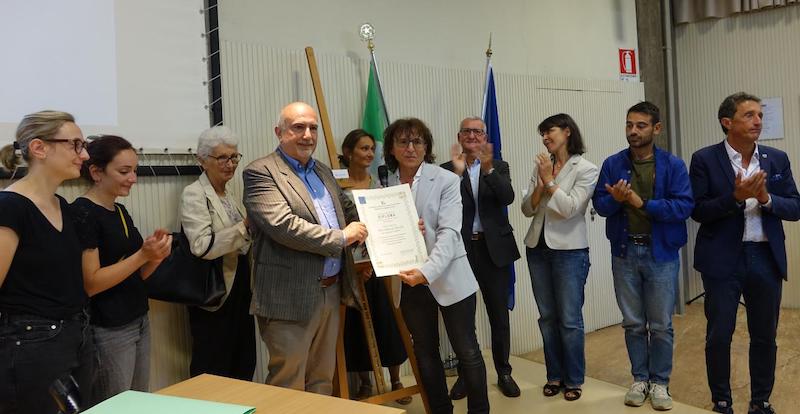 Foto cerimonia di consegna